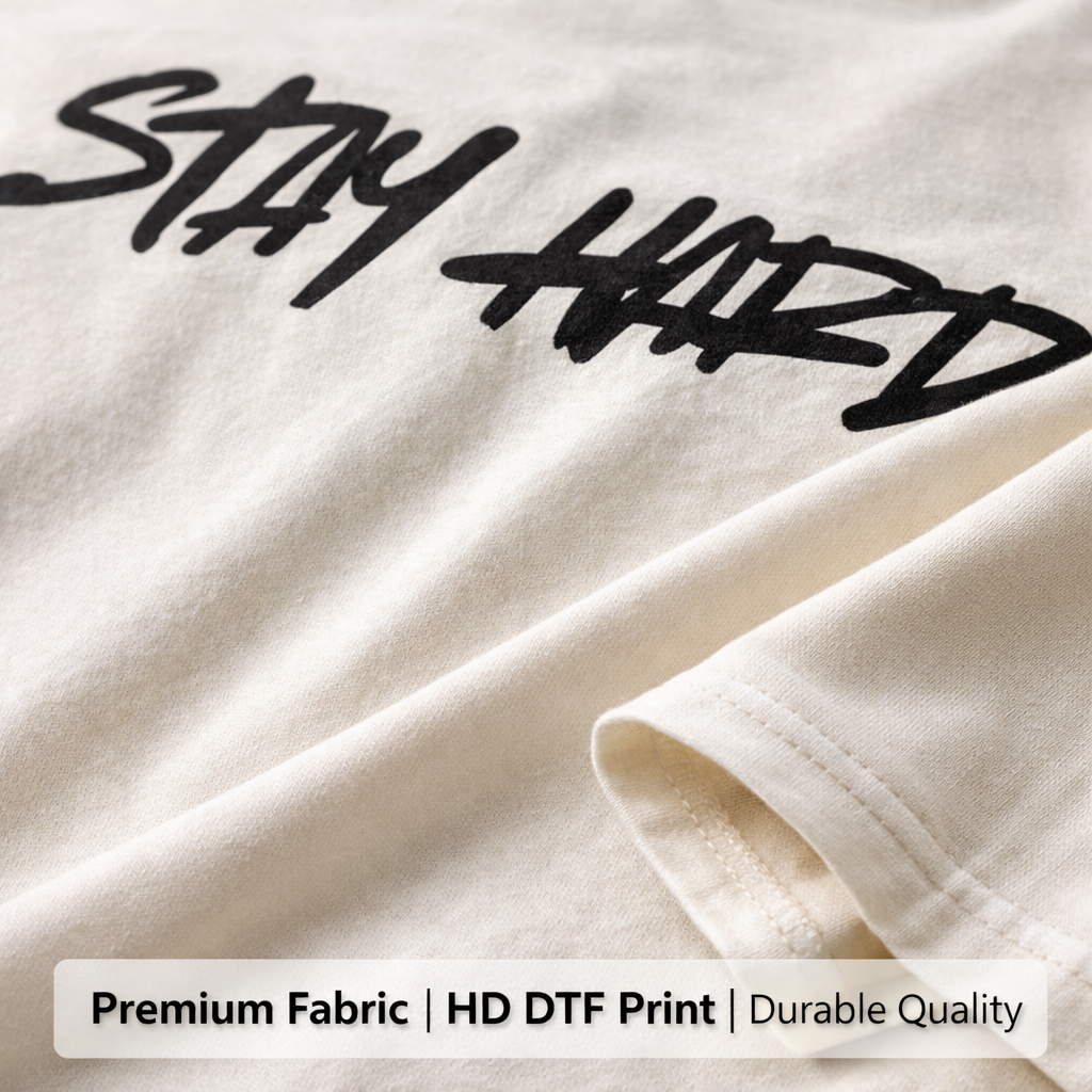ADIMAC “STAY HARD” Oversized T-Shirt | Premium Streetwear