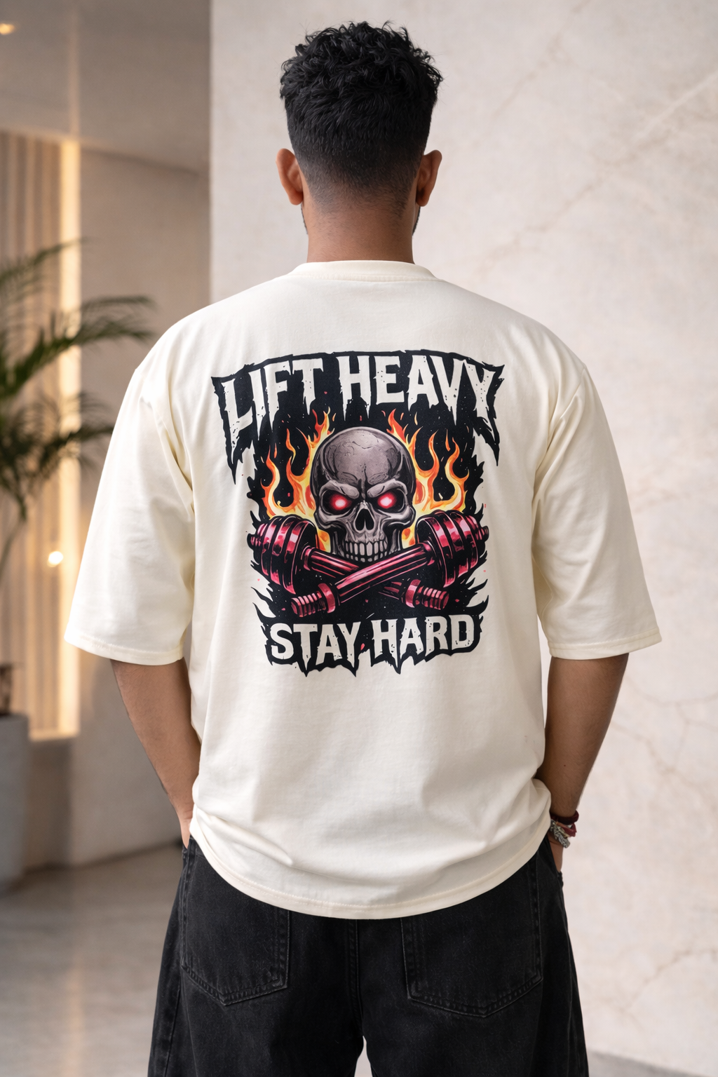 ADIMAC “STAY HARD” Oversized T-Shirt | Premium Streetwear