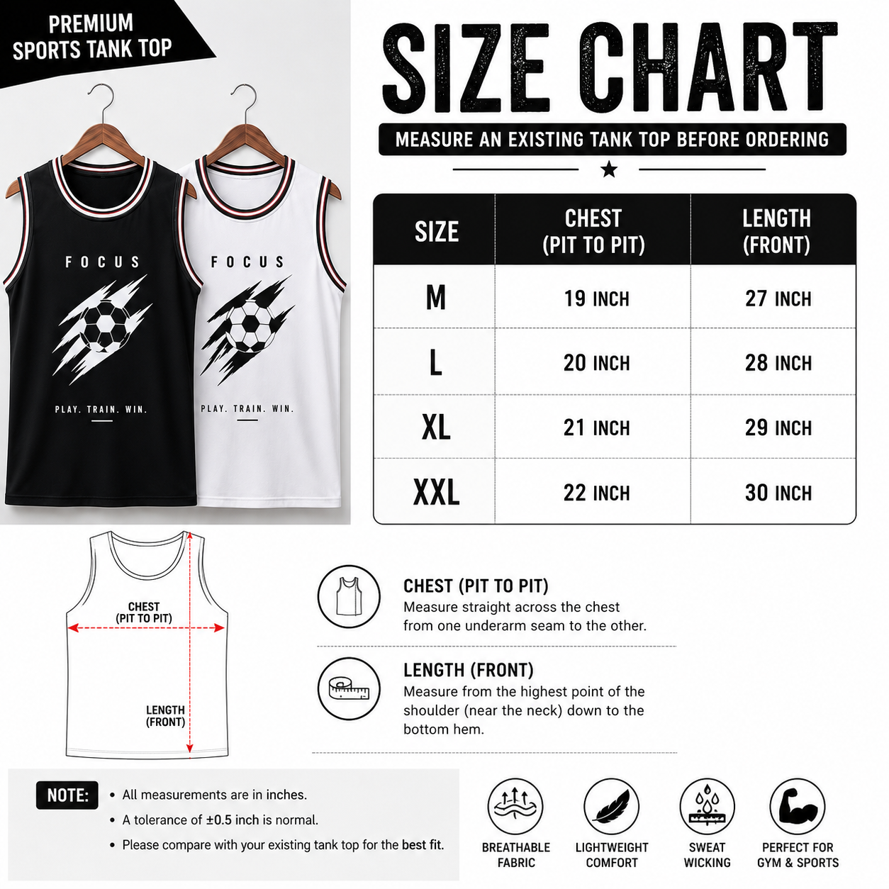 ADIMAC Men's Printed Sleeveless Sports Tank Top | Dot Knit Fabric | Gym Vest | Round Neck | Black & White | Pack of 2